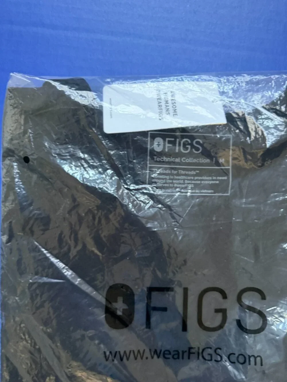 Figs Scrub Set Mens Size M Black New (Leon 3-Pocket Top + Tansen Jogger Pants)